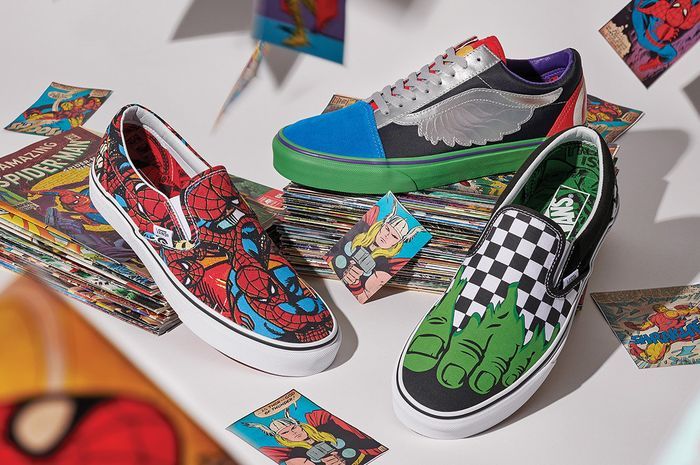 Sneakers The Avengers Kolaborasi Vans dengan Marvel