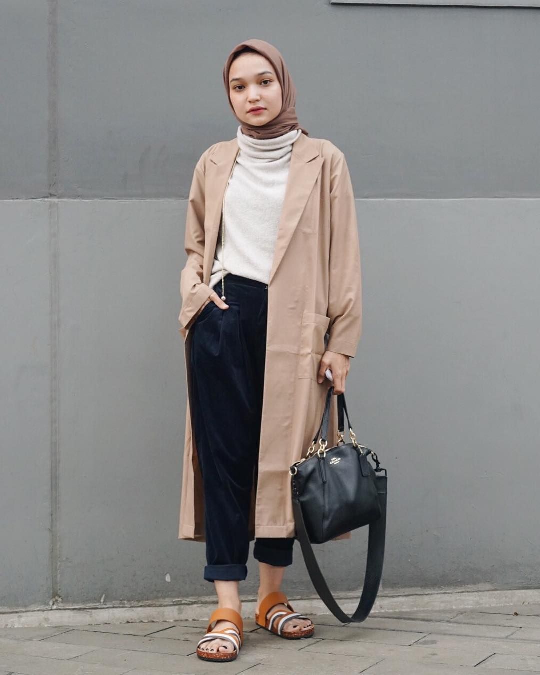 outer casual hijab