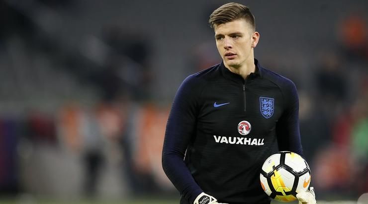 England's Nick Pope in action during the International Friendly match at the Amsterdam Arena, Amster