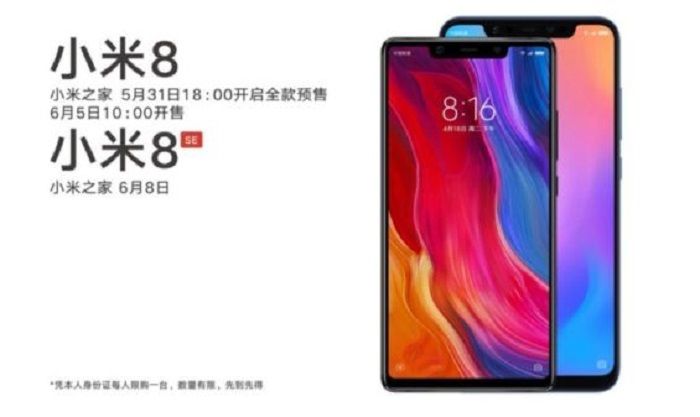 Xiaomi Mi 8 dan Mi 8 SE