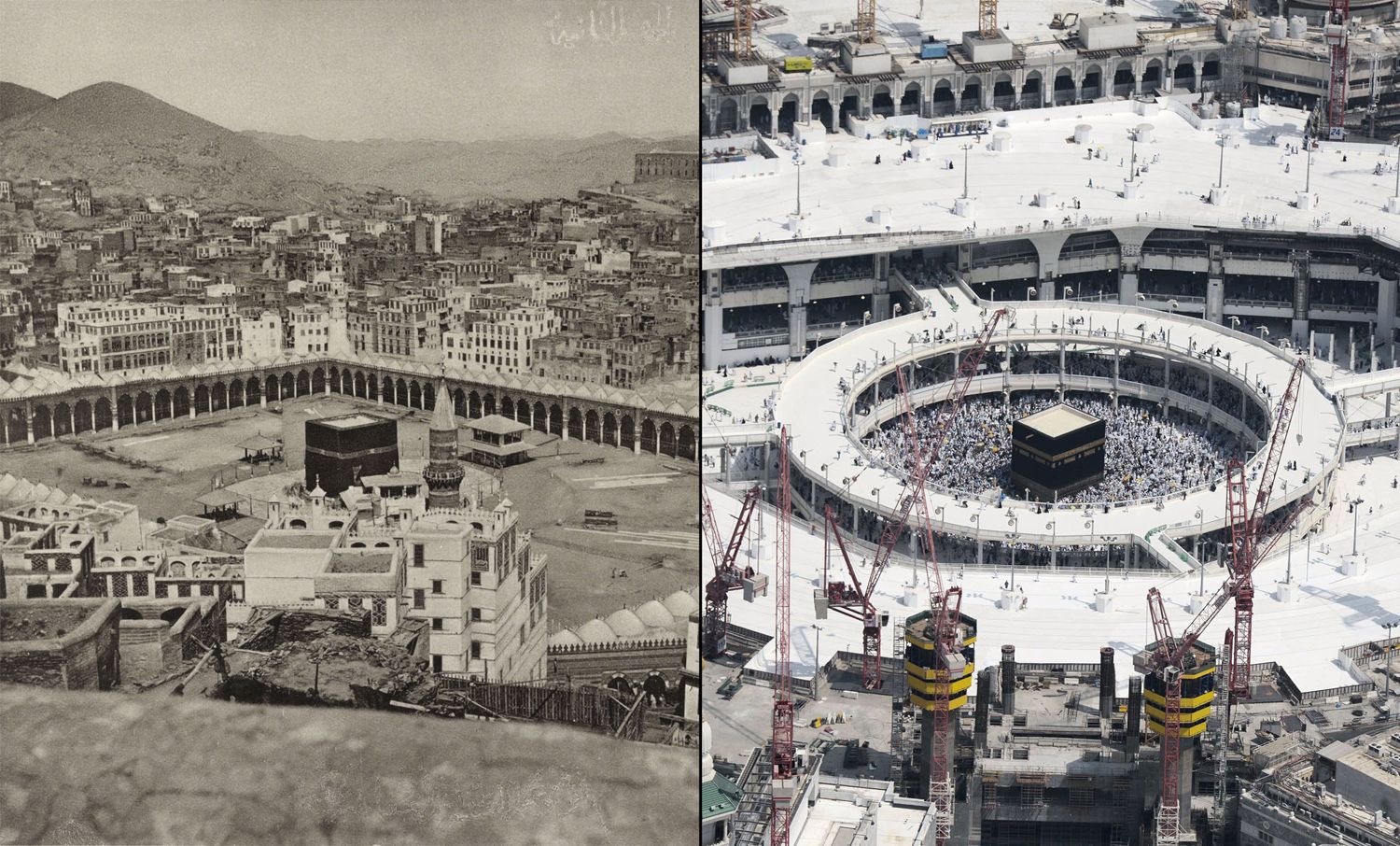 Foto masjidil haram dari masa ke masa