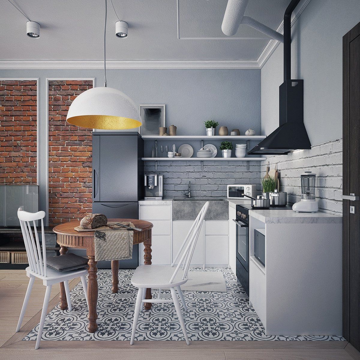 dapur warna abu-abu | dok.  cdn.home-designing.com
