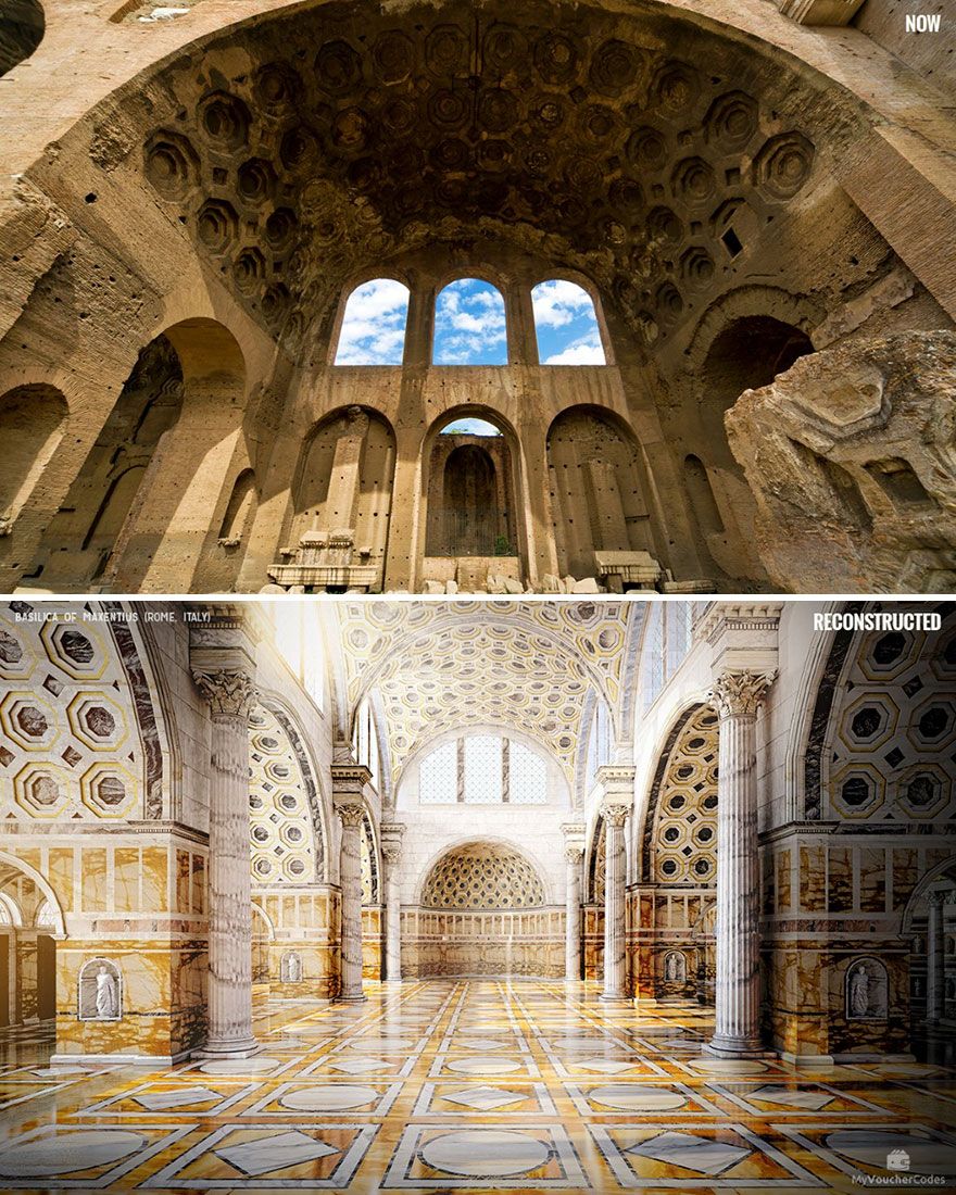 Basilica of Maxentius, Italia