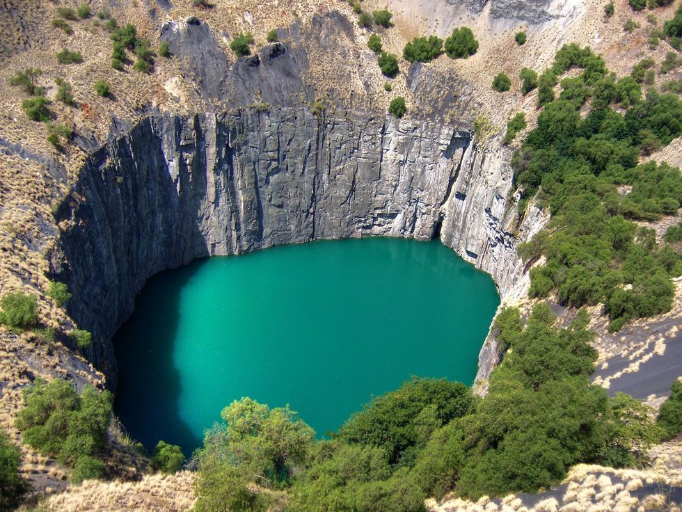 The Kimberley Diamond Mine, Africa