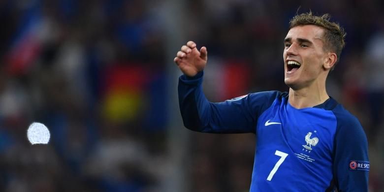 Antoine Griezmann, rekan setim Kylian Mbappe di timnas Prancis.