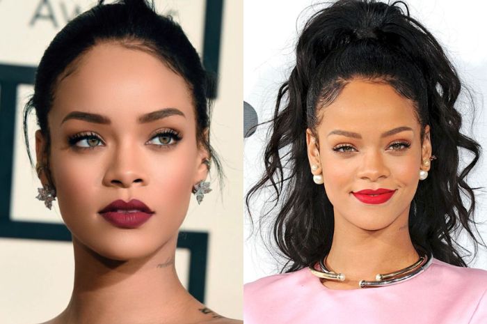 Trik Unik Makeup Flawless Ala Rihanna Untuk Kamu Yang Memiliki
