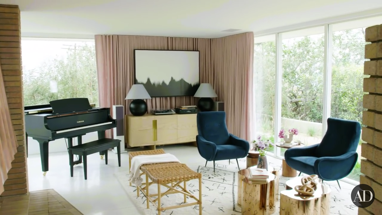 rumah mandy moore | dok. youtube/architecturaldigest