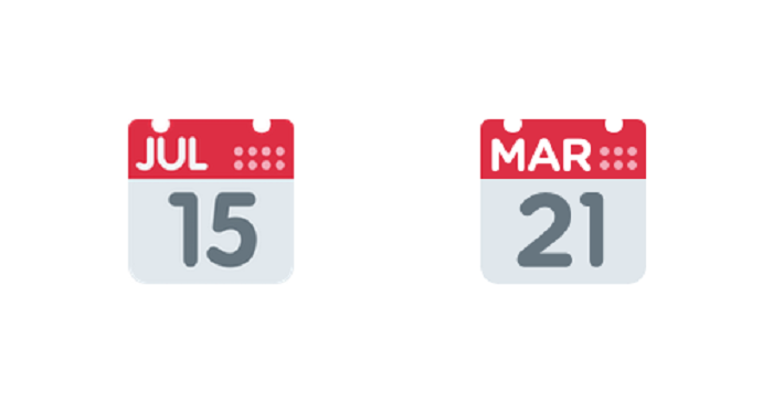 Emoji Kalender Twitter