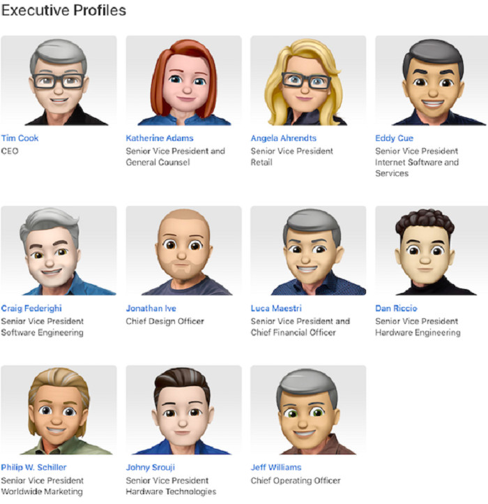 Petinggi Apple Memoji