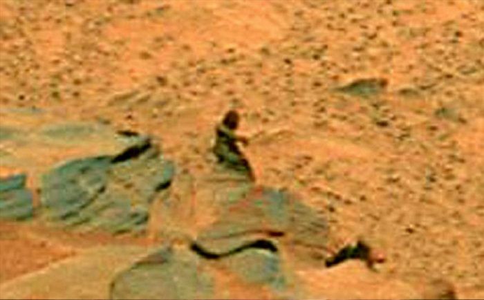 Sebuah sosok di Mars