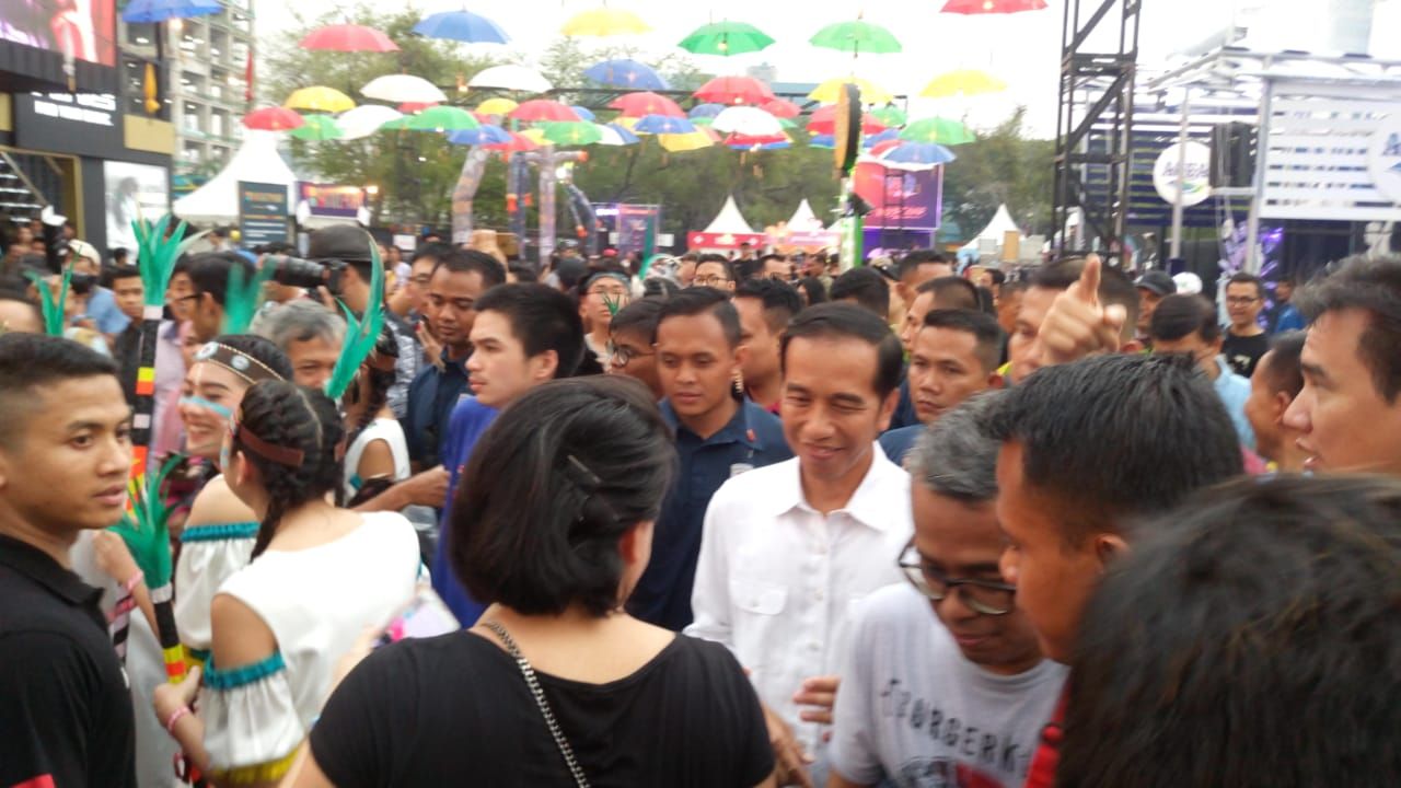 Jokowi di WTF 2018