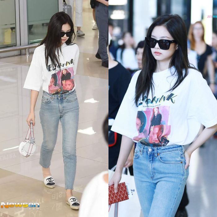 jennie oversized shirt