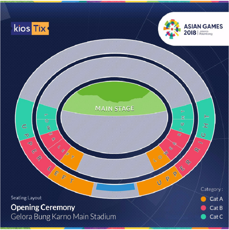 Asian Games 2018 Opening Ceremony Seating 1827785211 - Asian Games 2018 Opening Ceremony Seating