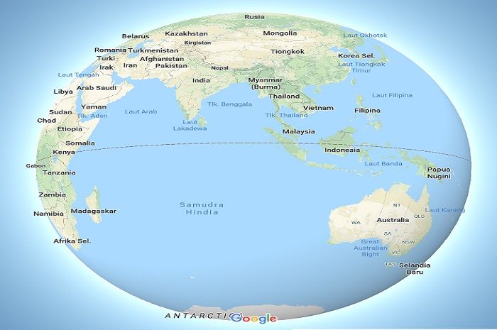 penampilan baru google maps di desktop