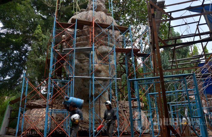 Pembuatan Bagian-bagian Patung GWK di Bandung