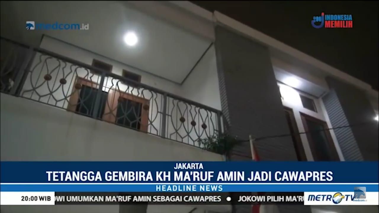 Jadi Cawapres, Rumah Ma'ruf Amin Ramai Didatangi Tetangga