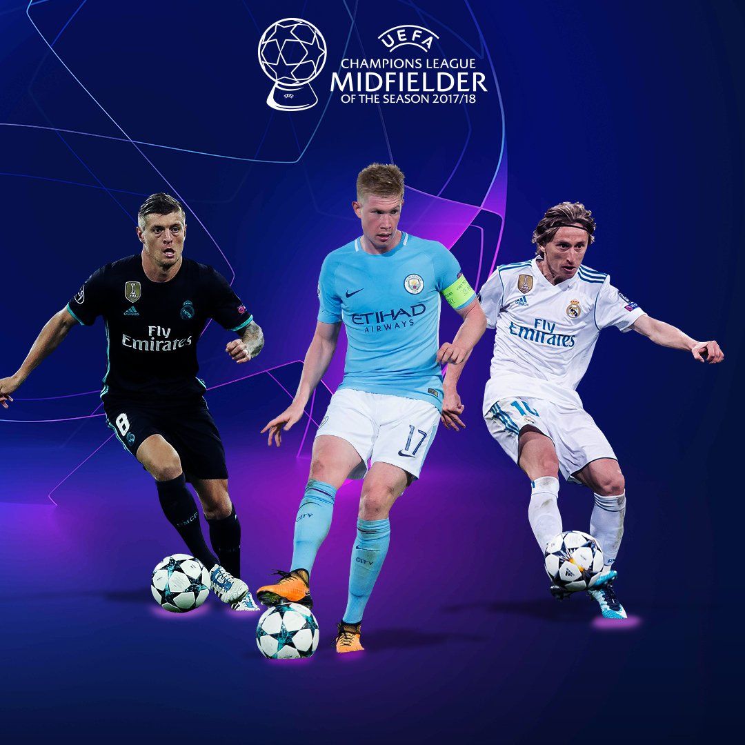 Nominasi gelandang terbaik di Liga Champions