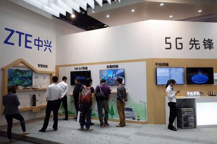 Pameran teknologi 5G ZTE