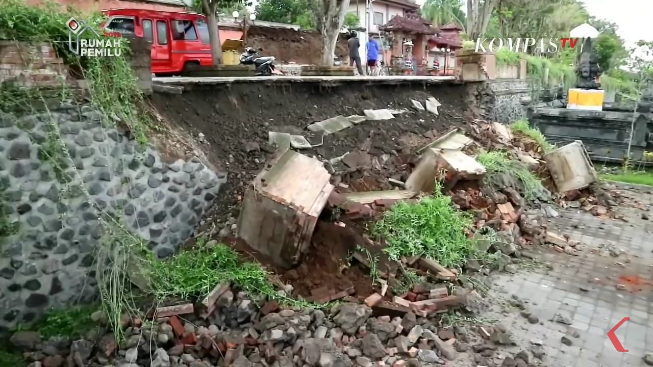 VIDEO: Gempa Lombok Bikin Tembok Bangunan Bersejarah di Bali Roboh Kompas TV