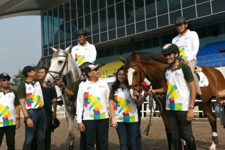 Peninjauan venue equestrian park Pulomas