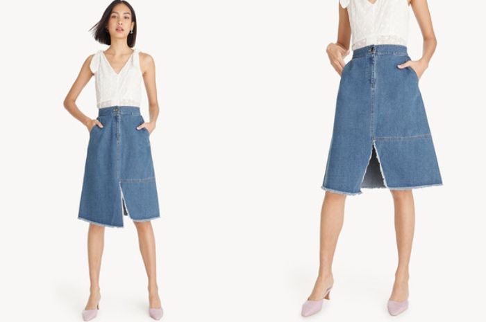 Febby Rastanty Tampil Feminin Kenakan Midi Skirt Contek Gayanya Dengan Pilihan Busana Di Bawah Harga 400 Ribu Rupiah Yuk Semua Halaman Stylo