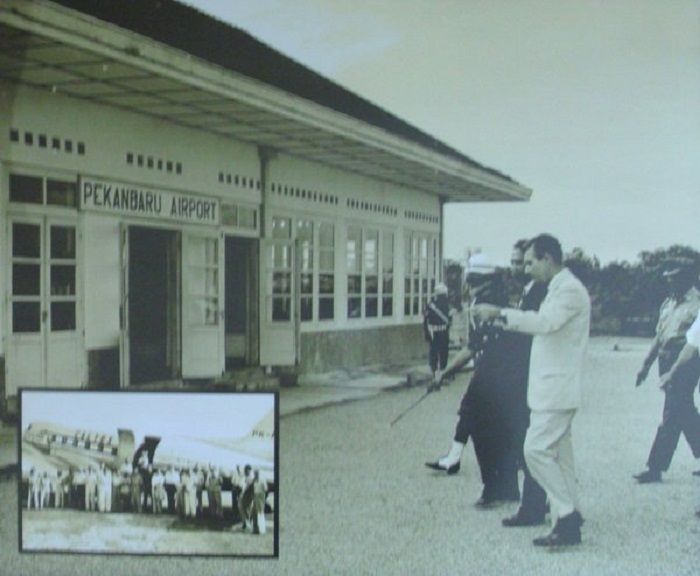 Bandara SSK II Pekanbaru tahun 1968