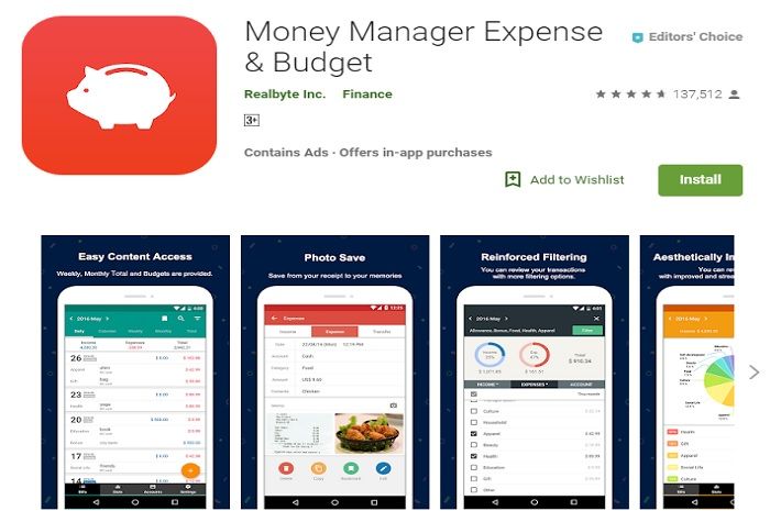 Money Manage Expense & Budget