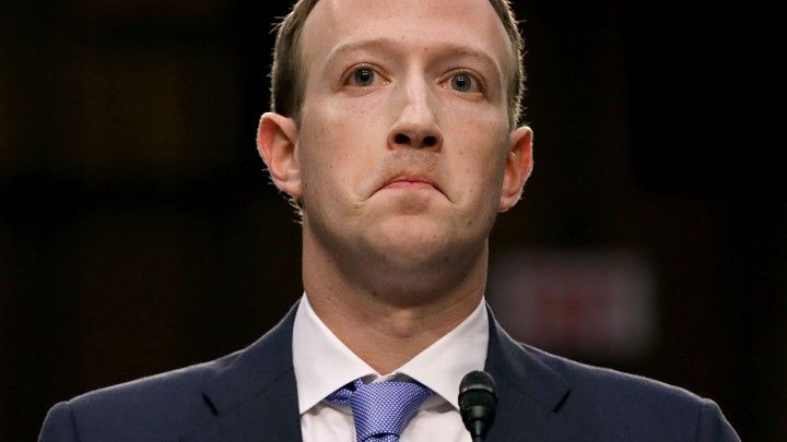 WASHINGTON, DC - APRIL 10:  Facebook co-founder, Chairman and CEO Mark Zuckerberg testifies before a