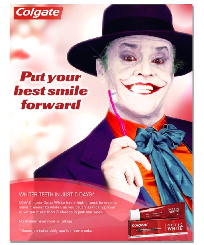 Joker (Jack Nicholson) x Colgate