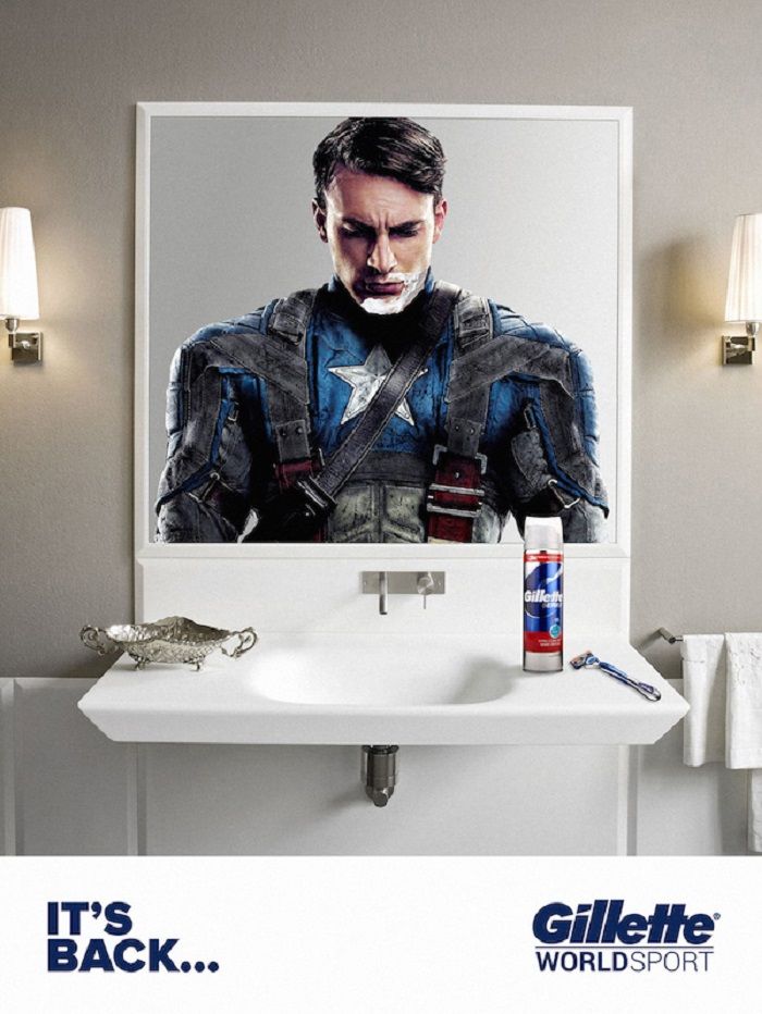 Captain America x Gillette