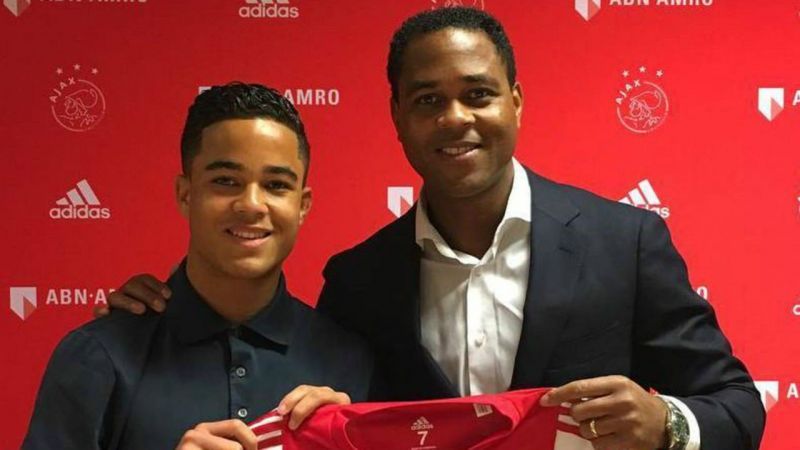 Justin dan Patrick Kluivert