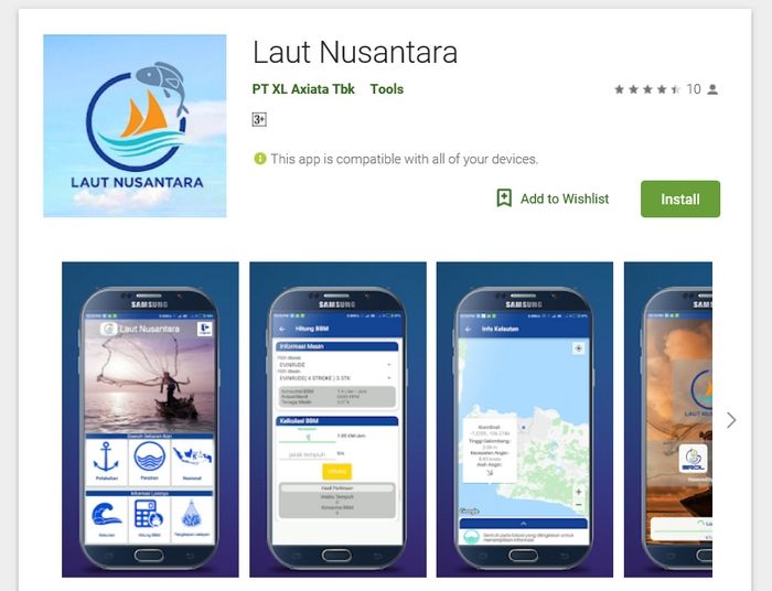 aplikasi Laut Nusantara