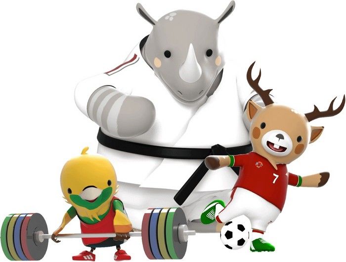 boneka maskot Asian Games 2018