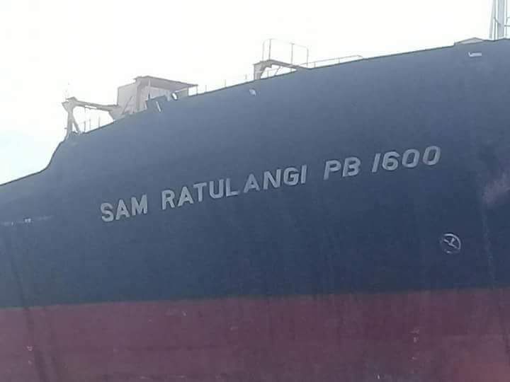 Kapal kontainer tak bertuan Sam Ratulangi kandas di perairan Yangon Myanmar 