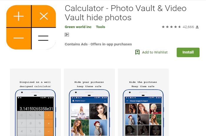 Calculator - Photo vault & video vault photos