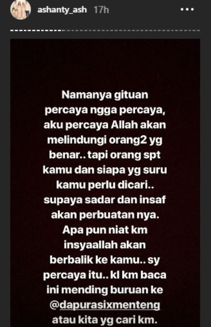 Dengan tegas, Ashanty bakal cari pelaku yang menempatkan barang-barang aneh di area restorannya.