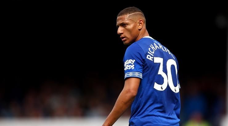 Everton's Richarlison during the pre-season friendly match at Goodison Park, Liverpool.