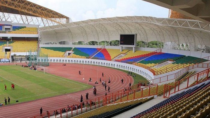 Gelar Laga Indonesia vs Arab Saudi, Stadion Wibawa Mukti Nampak Kosong