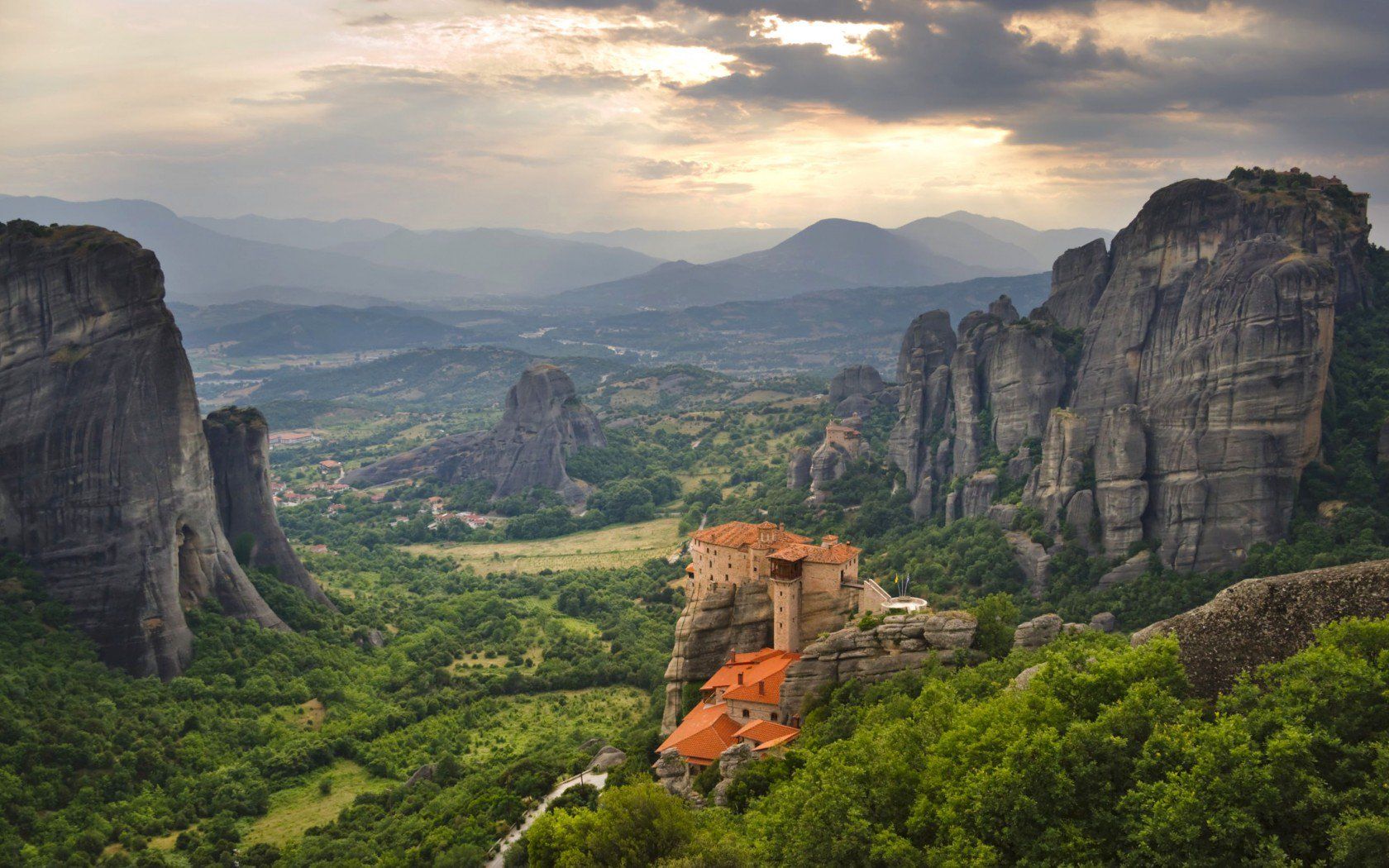 Biara di Meteora, Thessaly, Yunani