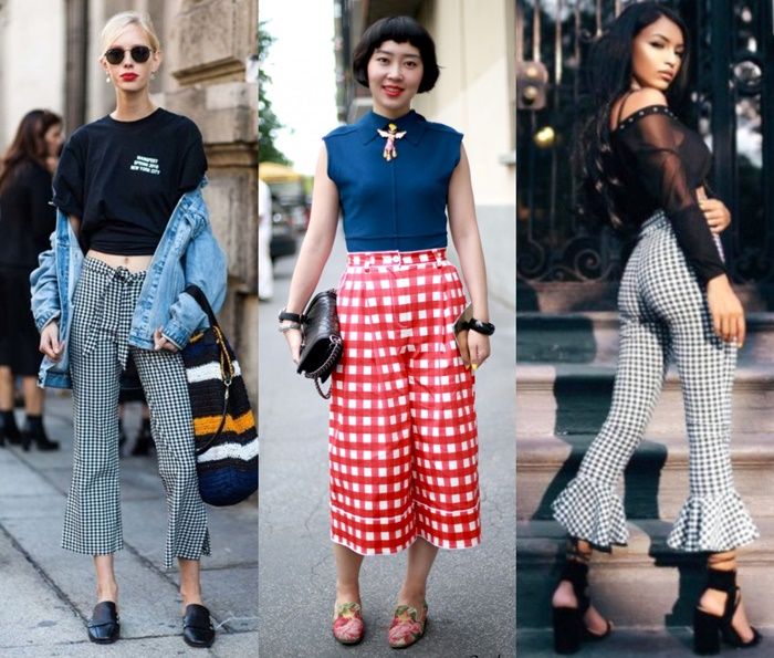 Inspirasi Padu Padan Motif Gingham yang 