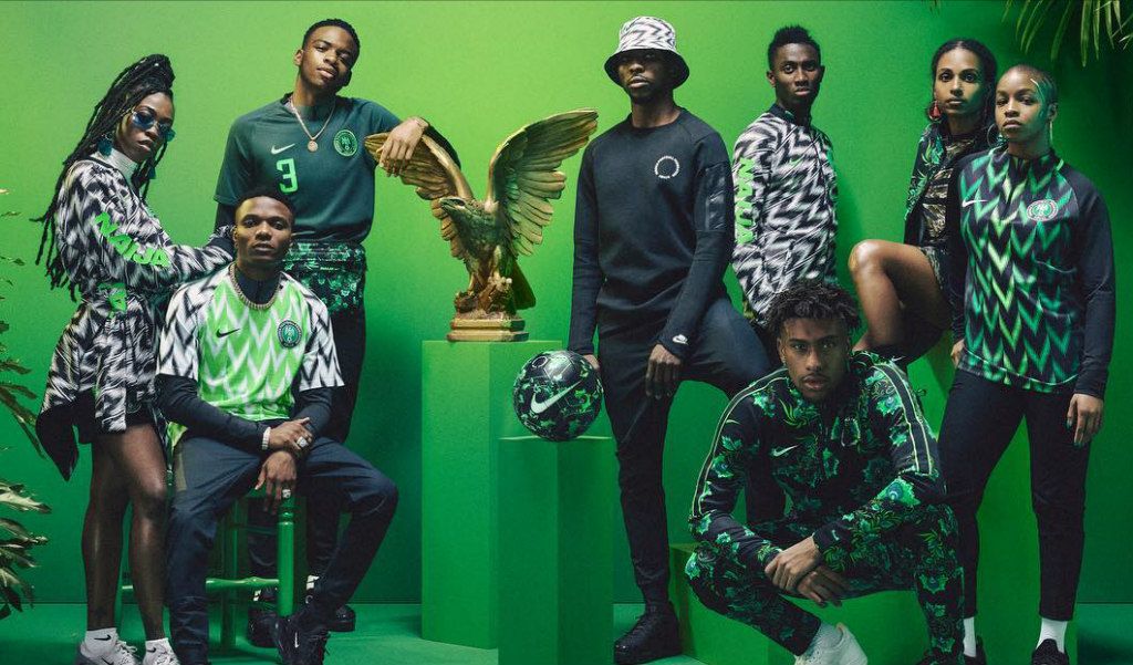 Lookbook koleksi jersi timnas Nigeria di Piala Dunia 2018