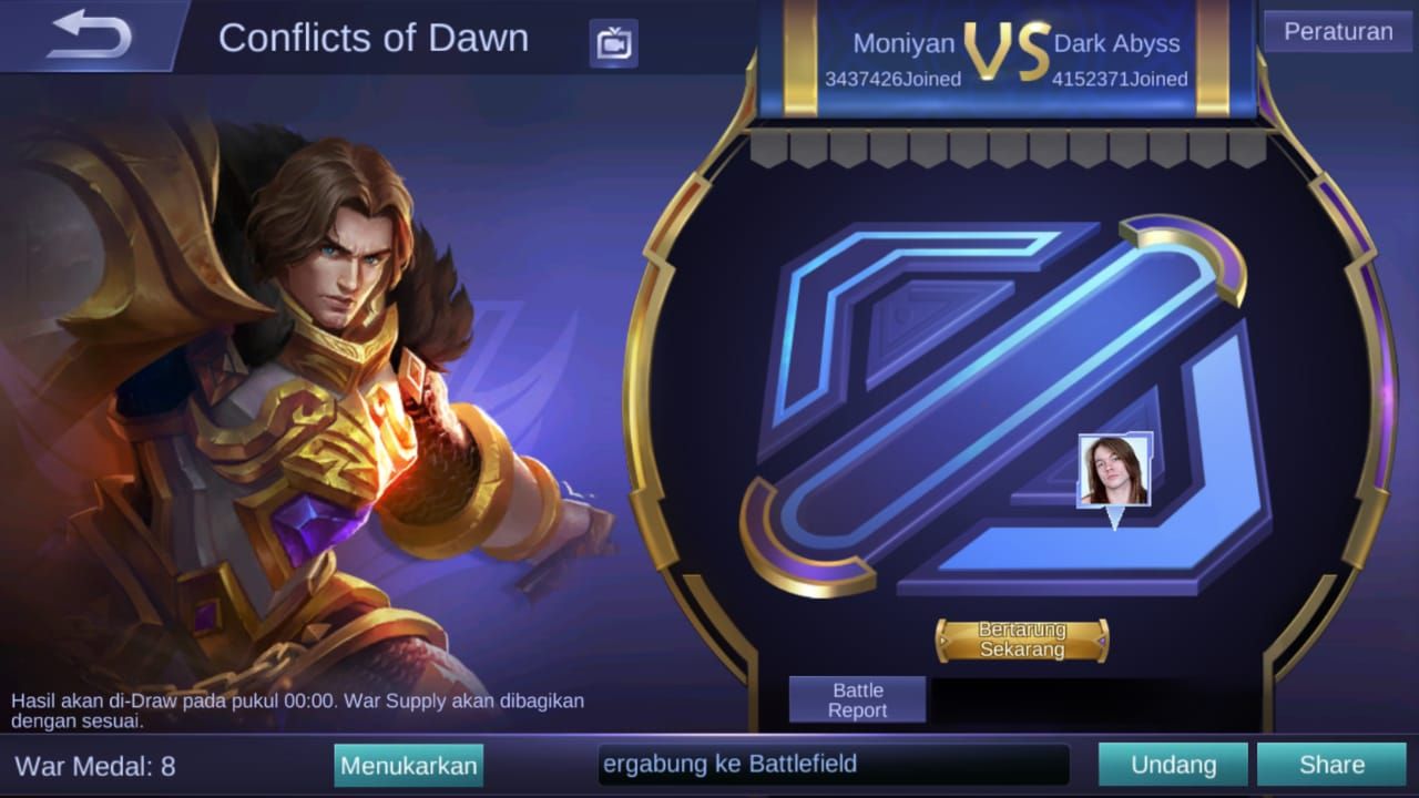 Conflicts of Dawn Mobile Legends