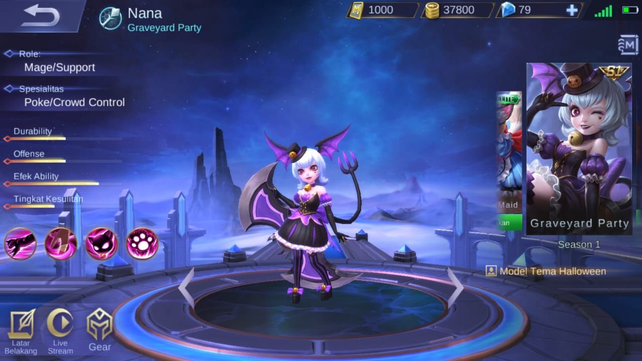 Season 1, Nana (Graveyard Party)