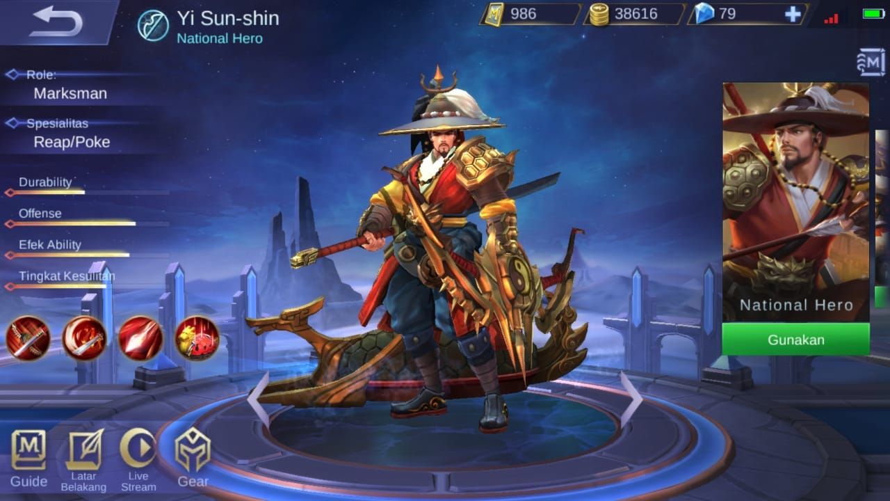 Yi Sun Shin Mobile Legends