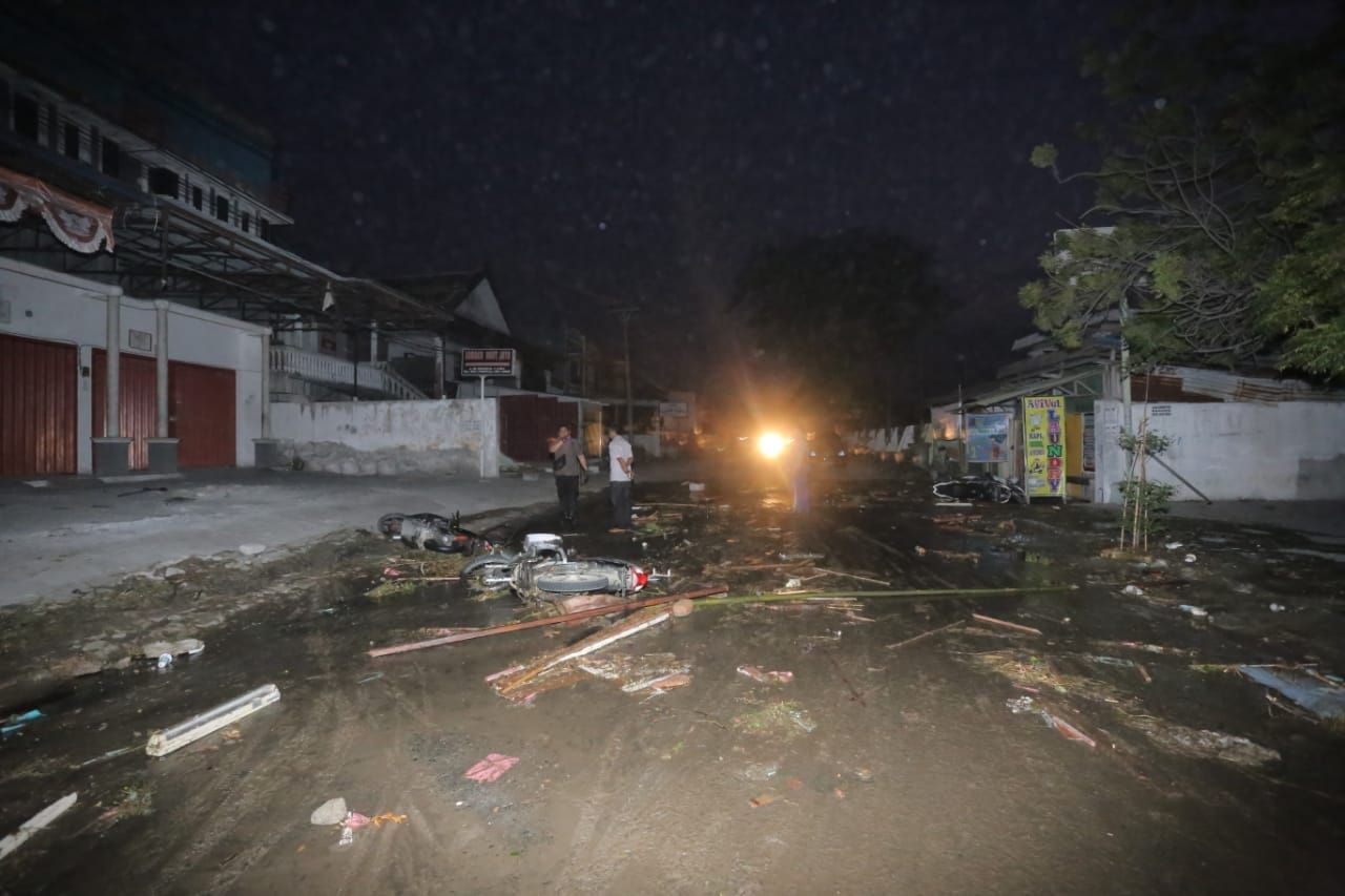 Foto gempa dan tsunami di Palu 