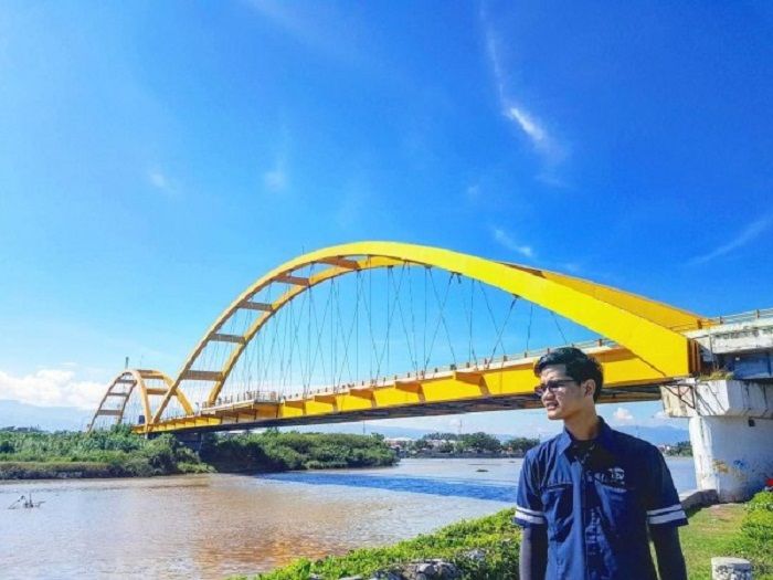 Kemegahan Jembatan Kuning Ikon Kota Palu Sebelum Roboh Akibat Gempa