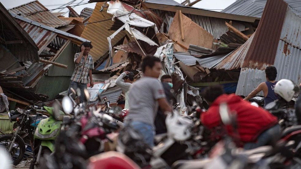 Suasana paska gempa & Tsunami di Palu