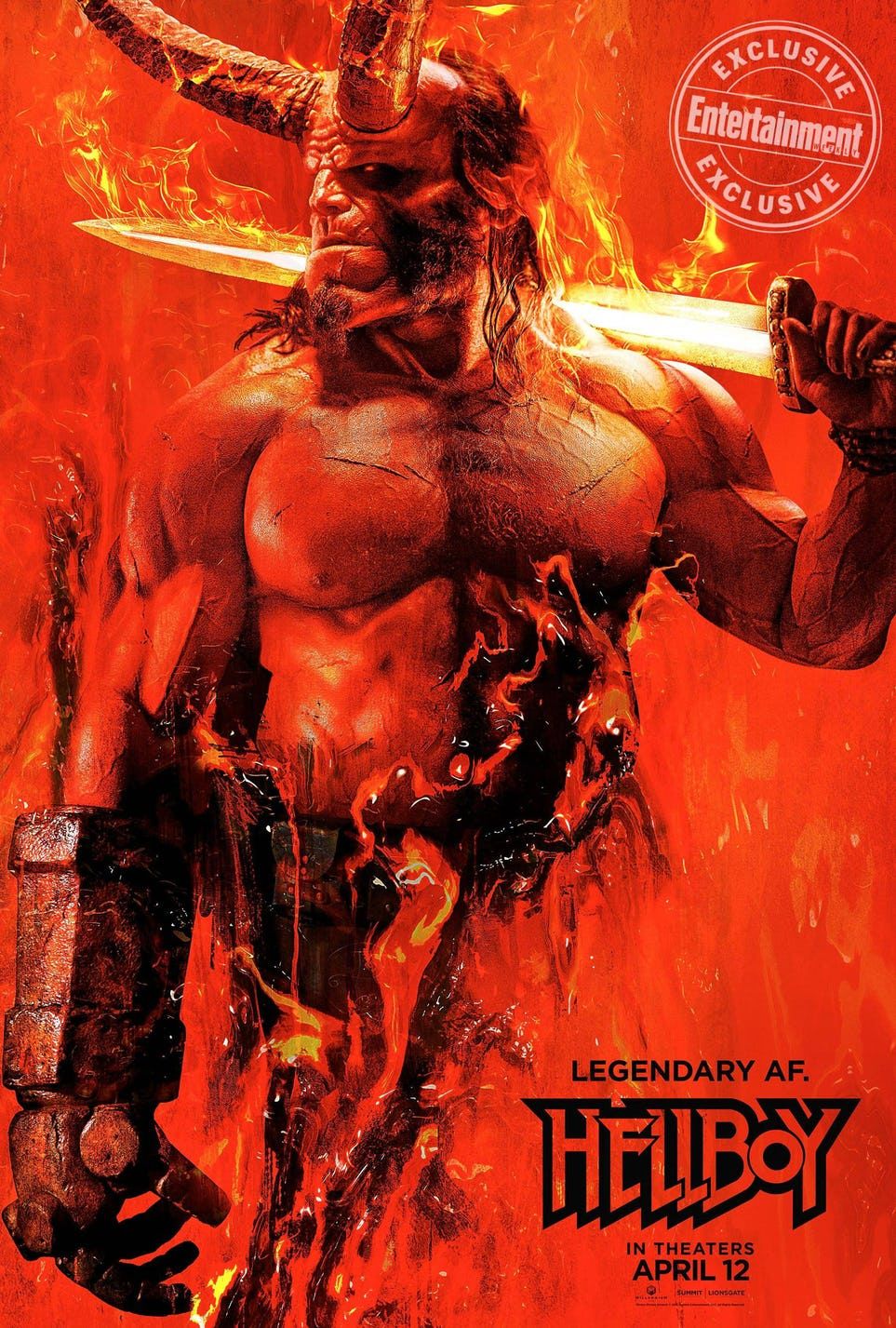 Poster pertama Hellboy