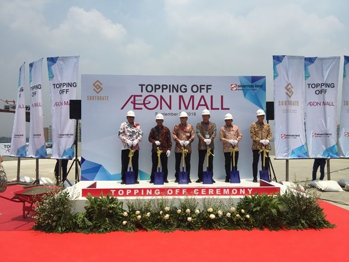 Topping off ceremony AEON Mall TB. Simatupang, Jakarta Selatan (30/09/208)