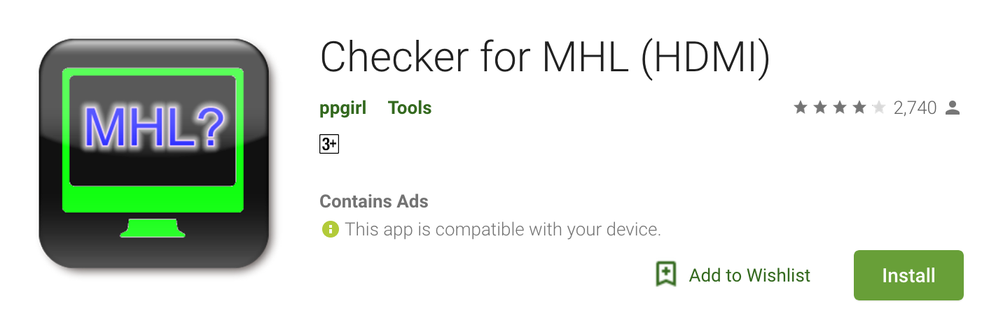 Checker for MHL